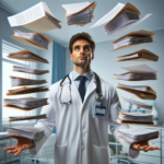 Healthcare File Management Juggling Files