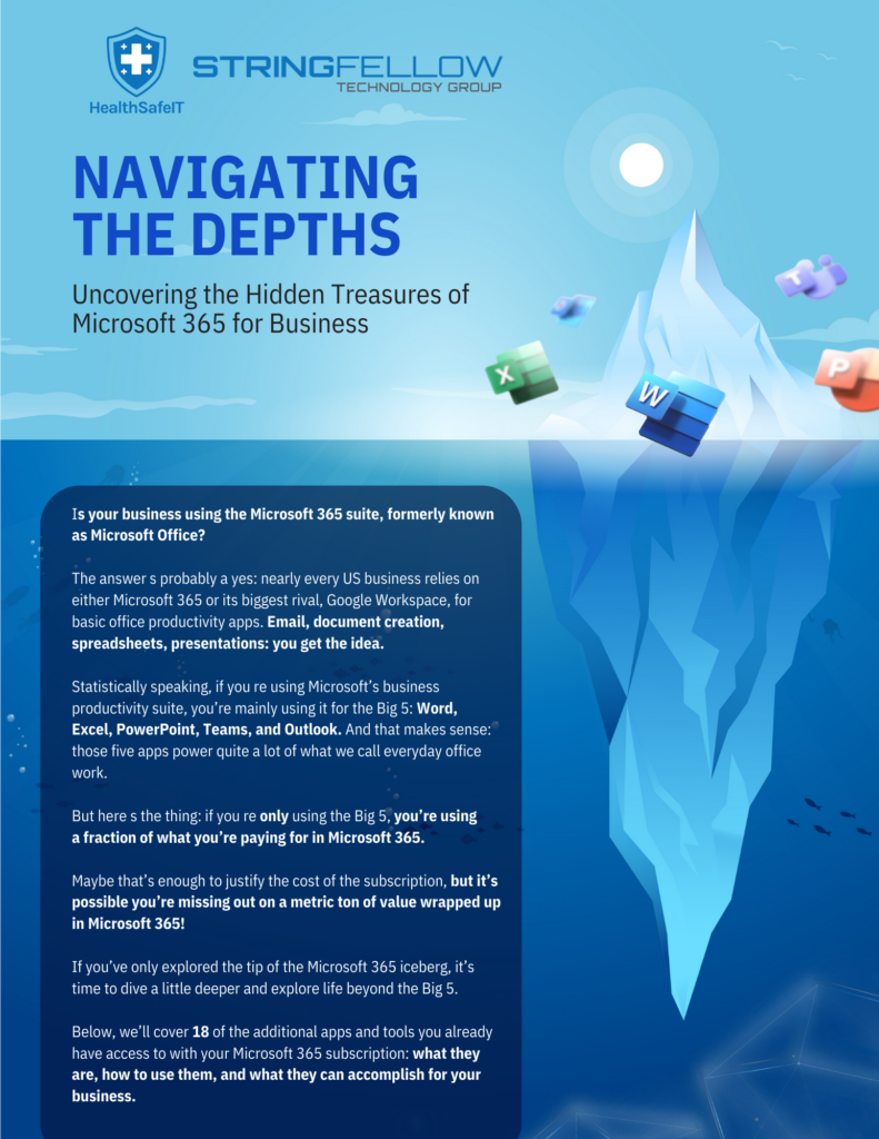 The HealthSafeIT Microsoft 365 Guide Front Page