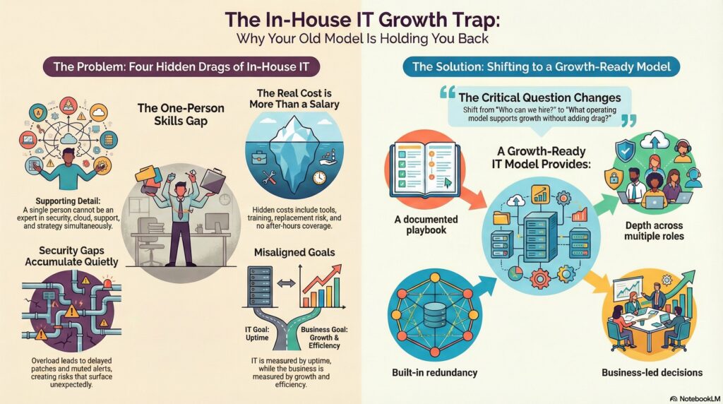 The In House IT Growth Trap Why Your Old Model is Holding You Back